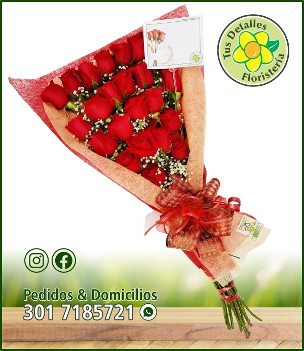 Ramillete # 16 / 24 Rosas / $174.000