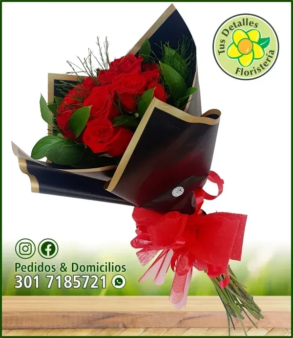 Ramillete # 22 / 12 Rosas / $96.000
