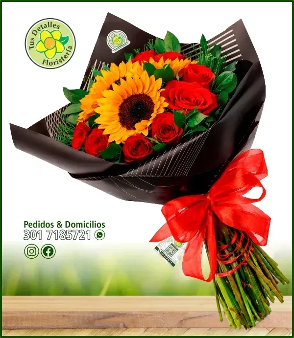 Ram.#28/12Rosas 3Girasoles Peq./$110.000