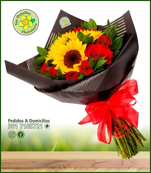 Ram.#28/12Rosas 3Girasoles Peq./$110.000