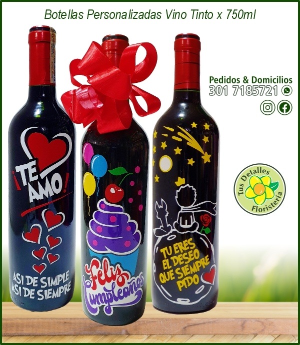 Botellas Personalizadas desde $90.000