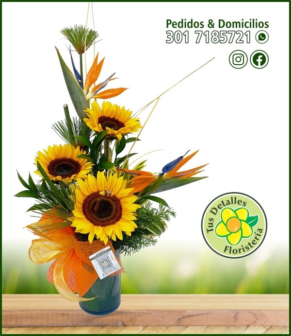 Cilindro # 09 - 3 Girasoles 2 Aves / $80.000