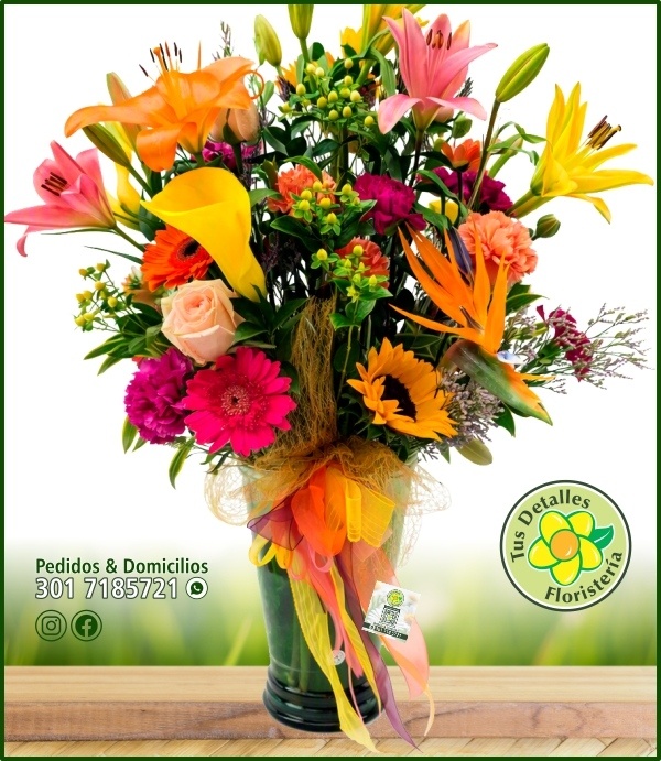 Florero # 02 - Flor Variada / $250.000