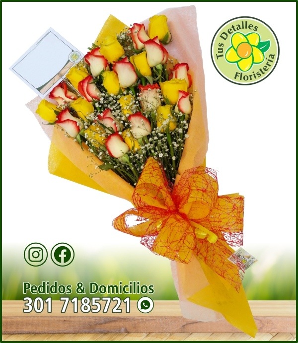 Ramillete # 34 / 24 Rosas / $125.000