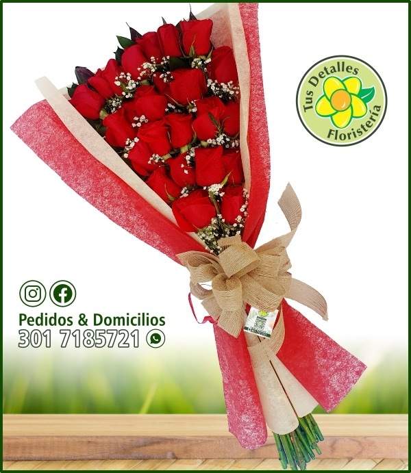 Ramillete # 16 / 24 Rosas / $174.000