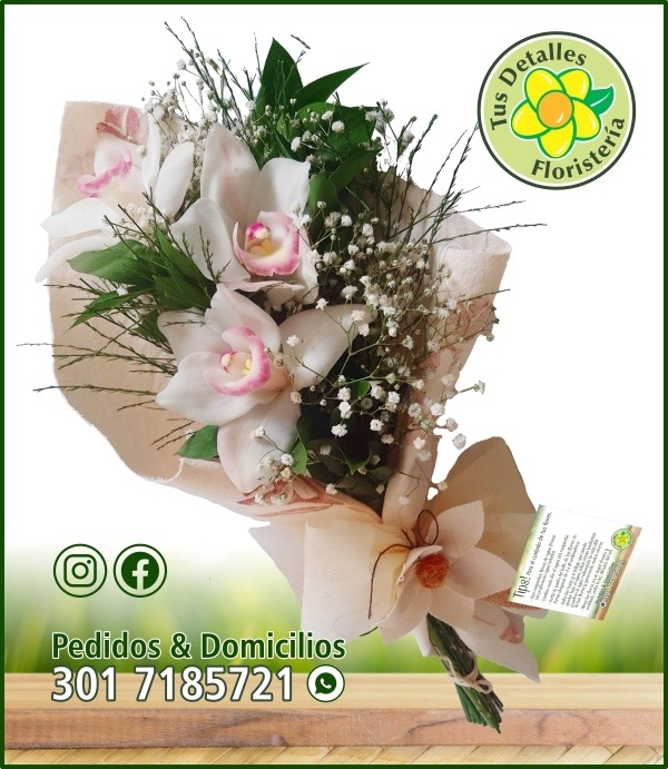 Ramillete # 32 /  3 Orquídeas / $50.000