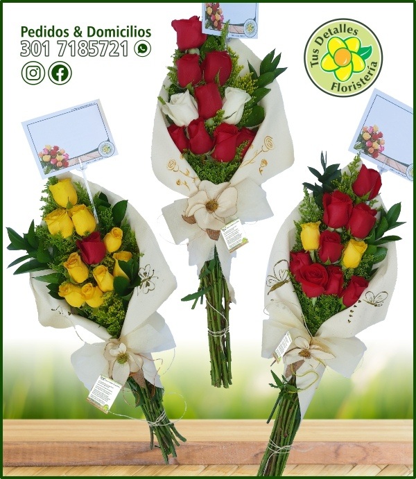 Ramillete # 37 / 10 Rosas / $65.000