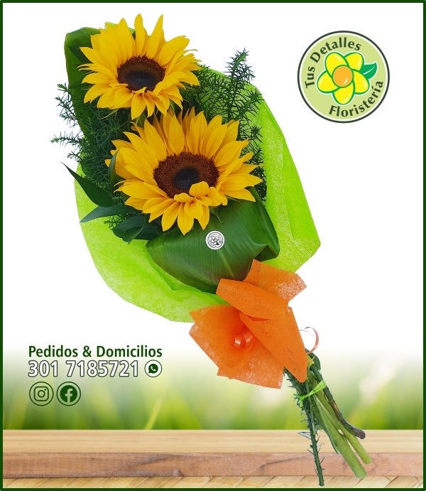 Ramillete # 38 / 2 Girasoles / $35.000