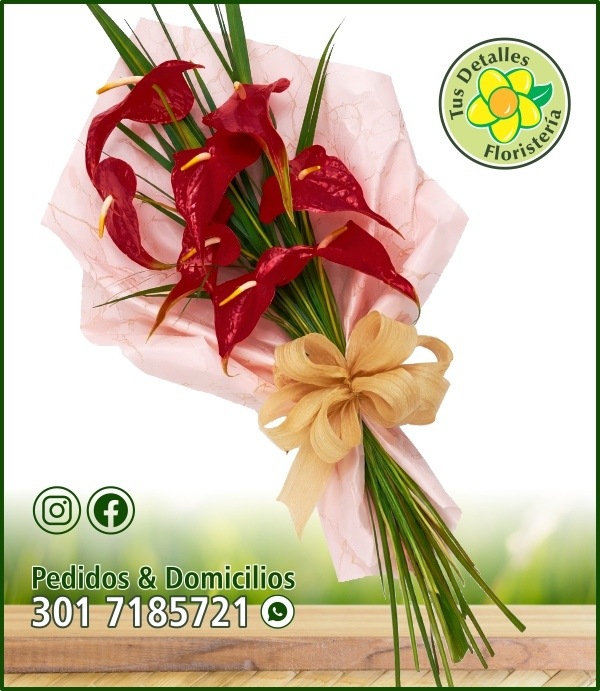 Ramillete # 14 / 9 Anturios / $106.000