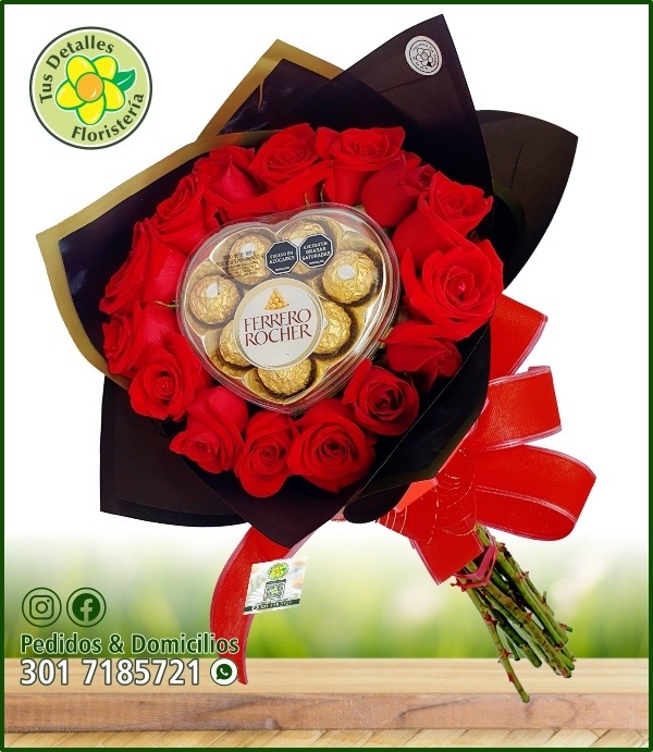 Ram.#01 / 15 Rosas y Ferrero♥ / $160.000