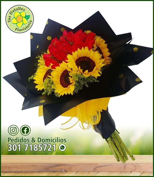 Ram.#20 / 10 Girasoles 20 Rosas/ $180.000