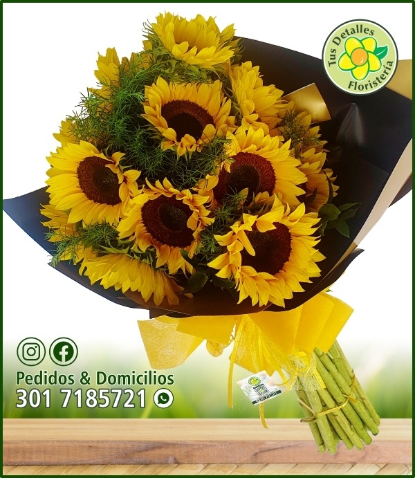 Ramillete # 17 / 18 Girasoles / $210.000