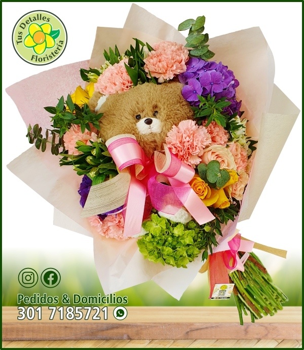 Ram.#04 / Flor Variada+Peluche /$190.000