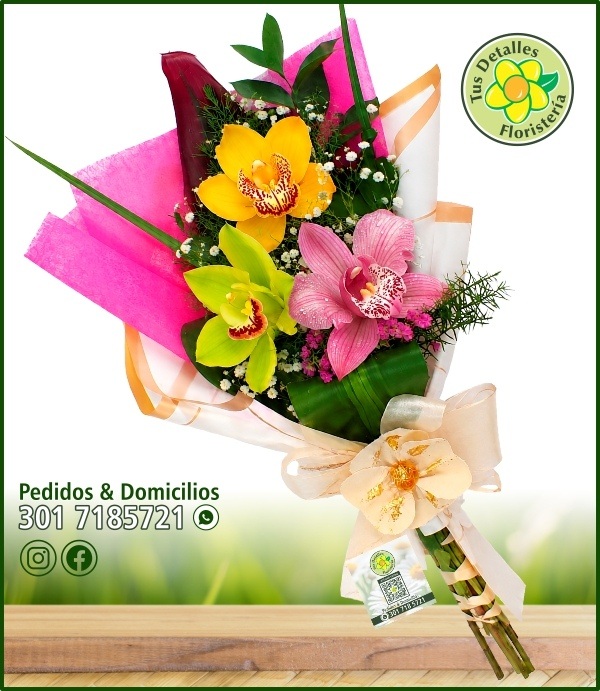 Ramillete # 29 / 3 Orquídeas / $68.000