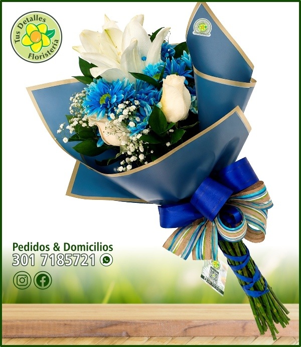 Ramillete # 33 / Azul Hombre / $75.000